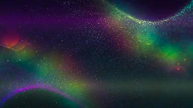 4K彩虹渐变色彩唯美粒子液体缤纷动感背景视频的预览图